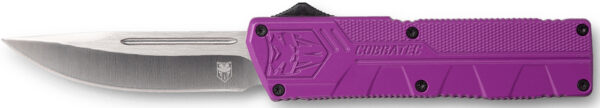 115616 CobraTec Lightweight OTF 3.25″ Drop Point, Purple
