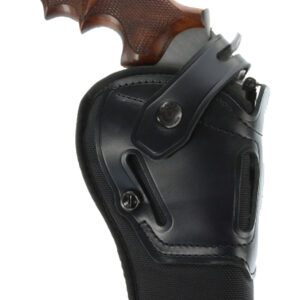 Galco SR84B Switchback  OWB Black Leather Belt Slide Fits S&W X Frame 500 Fits 4″ Barrel Ambidextrous