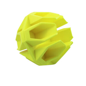 Birchwood Casey Ground Strike Hex Ball Target, 6 in Yellow