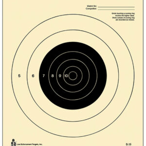Action Target B16100 Slow Fire Bullseye Tagboard 10.50×12 100/Box