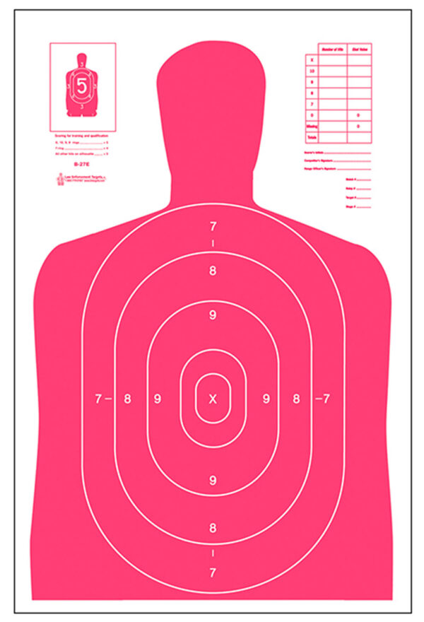 116044 Action Target B27ERD100 High-Visibility Silhouette Target 23×35