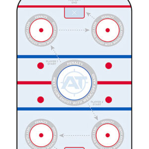 Action Target GSHOCKEY100 Hockey Paper Hanging Target 23×35