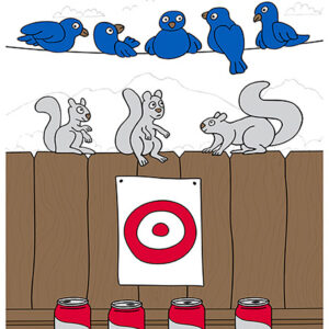 Action Target GSBKYARD100 Paper Targets, 23 x 35, 100/Box