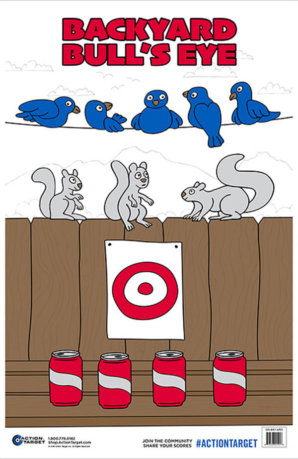116076 Action Target GSBKYARD100 Paper Targets, 23 x 35, 100/Box