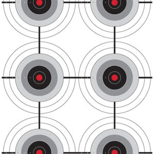 Birchwood Casey EZE-Scorer 6-Bullseye 23×35 100-Pack