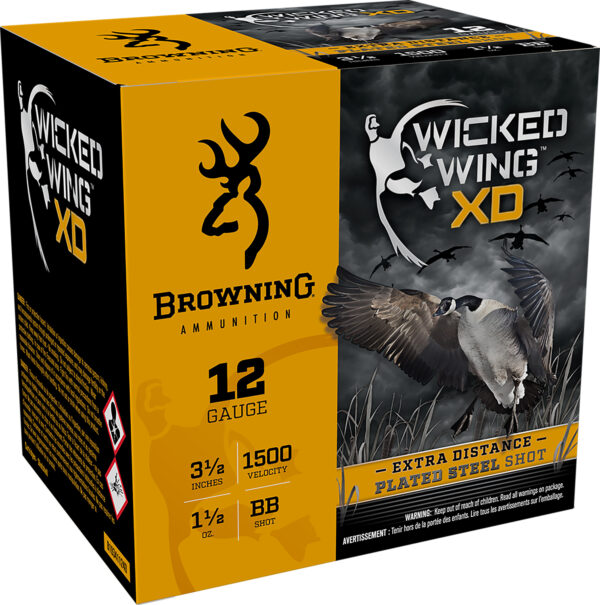 116345 Browning Wicked Wing XD 12 Gauge 3.50″ 1-1/2 oz BB 25/Box