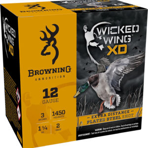 Browning Wicked Wing XD 12 Gauge 3″ 1-1/4 oz Size 2, 25/Box