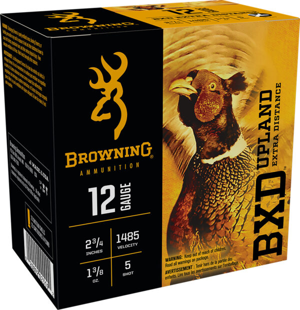 116351 Browning BXD Upland 12 Gauge 2.75″ 1 3/8 oz #5 – 25/Box