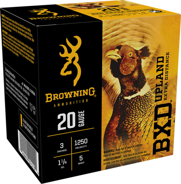 116353 Browning BXD Upland 20 Gauge 3-inch 1-1/4 oz 5 Shot 25rd