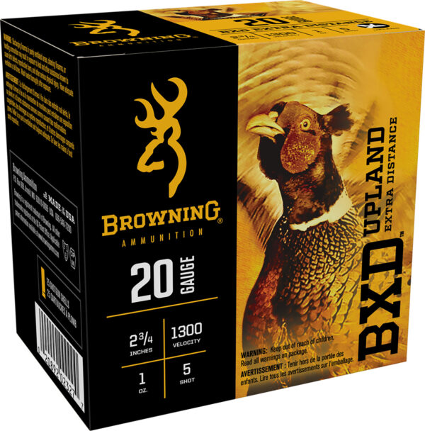 116355 Browning BXD Upland 20 Gauge 2.75 in 1 oz #5 – 25/Box