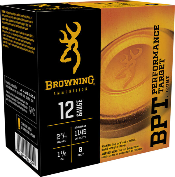 Browning BPT Performance Target 12 Gauge 2.75″ 25/Box