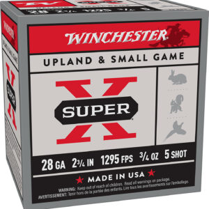 Winchester Super-X 28 Gauge 2.75in 3/4oz #5, 25rd
