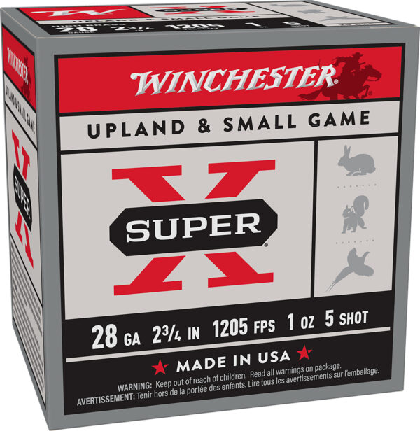 Winchester Super-X 28 Gauge 2.75in 1oz 5 Shot, 25rd