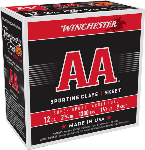 116422 Winchester AA Super Sport 12 GA 2-3/4 in 1-1/8 oz #9 25rd