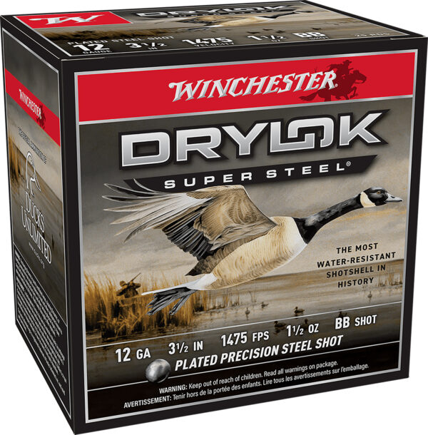 Winchester Drylok Super Steel 12GA 3.5″ BB 1-1/2oz 25rd
