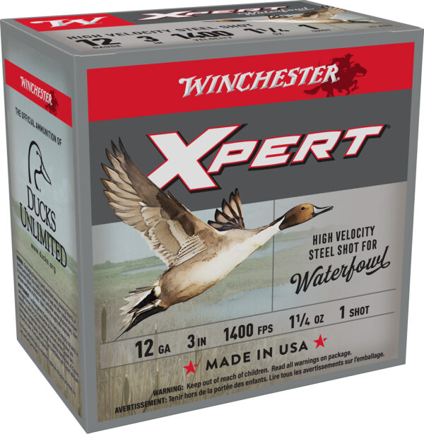 Winchester Xpert 12 GA 3″ 1-1/4 oz #1 Shot 25rd