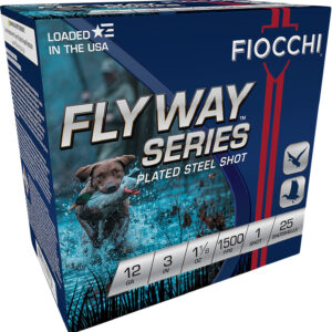 Fiocchi Flyway Steel 12ga 3in 1 1/8oz #1 – 25rd Box