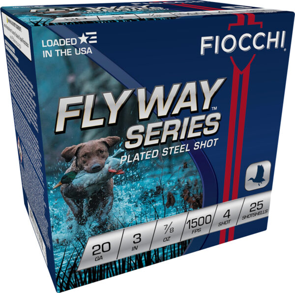 Fiocchi Flyway 20ga 3in 7/8oz #4 25rd Steel