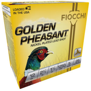 Fiocchi Golden Pheasant 12ga 2.75in 1-3/8oz #5 25rd Box