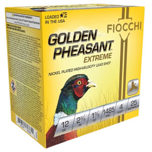 Fiocchi Golden Pheasant 12ga 2.75in 1-3/8oz #4 25rd
