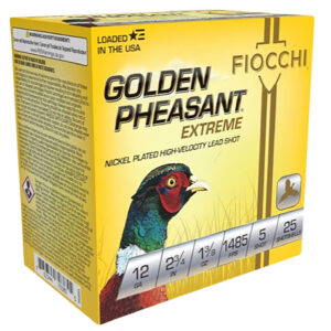 Fiocchi Golden Pheasant 12ga 2.75in 1-3/8oz #5 25rd