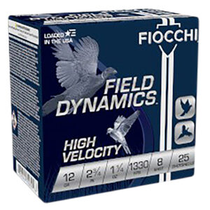 Fiocchi High Velocity 12 Gauge 2.75in 1-1/4oz 25rd