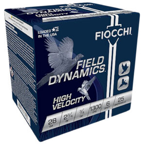 Fiocchi 28ga 2.75 in High Velocity 3/4oz #6 – 25rd