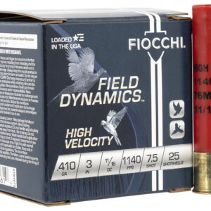 Fiocchi High Velocity .410 Bore 3″ 11/16oz #7.5 – 25rd