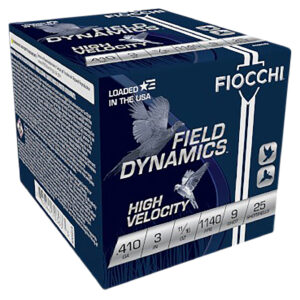 Fiocchi High Velocity .410 Bore 3″ 11/16 oz #9 25rd