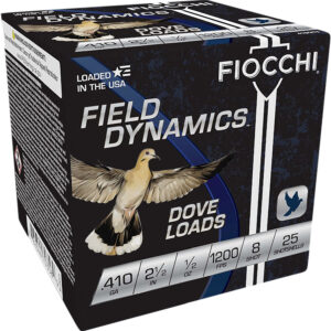 Fiocchi .410 Dove & Quail 2-1/2in 1/2oz #8 25rd Box