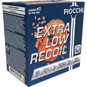 Fiocchi Low Recoil Trainer 12 Gauge 2.75″ #7.5 25rd