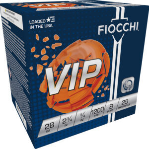 Fiocchi VIP Exacta 28 Ga 2.75in 3/4 oz #8 Shot 25rd