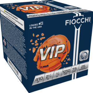 Fiocchi VIP .410 Bore 1/2 oz #7.5 25rd