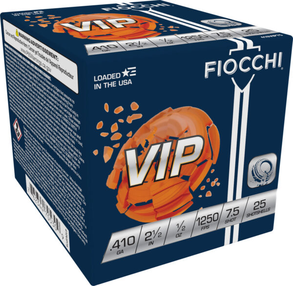 116639 Fiocchi VIP .410 Bore 1/2 oz #7.5 25rd