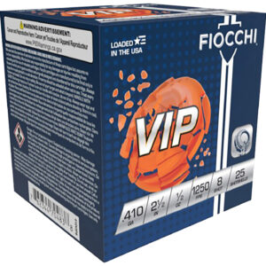 Fiocchi VIP Exacta Target .410 Bore 1/2 oz #8 25rd