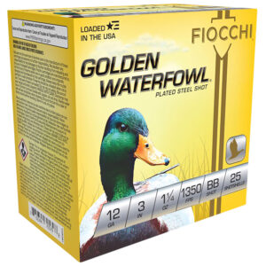 Fiocchi Golden Waterfowl 12 Gauge 3″ BB 25rd
