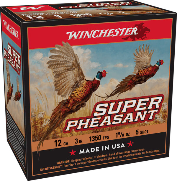 116802 Winchester Super Pheasant 12ga 3in 1-5/8oz #5 25rd