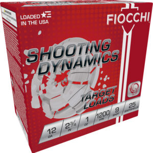 Fiocchi Shooting Dynamics 12 Gauge 2.75 in 1 oz #9 25rd