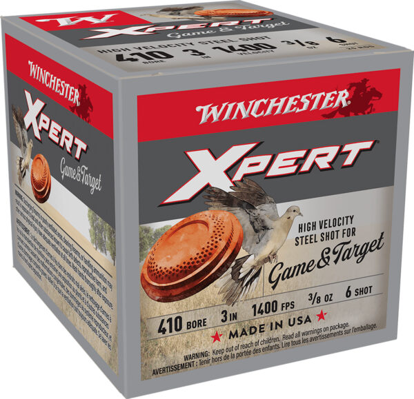 116821 Winchester Xpert Steel .410 Bore 3/8 oz #6 – 25rd