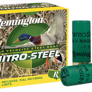 Remington Nitro‑Steel 12 Gauge 2.75″ 1-1/8 oz #4 – 25rd