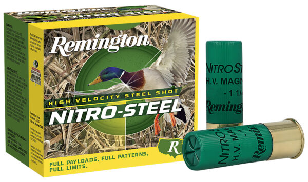 116836 Remington Nitro‑Steel 12 Gauge 2.75″ 1-1/8 oz #4 – 25rd