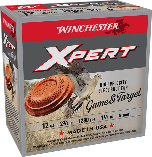 116847 Winchester Xpert Steel 12GA 2.75 in 1-1/8oz #6 25rd