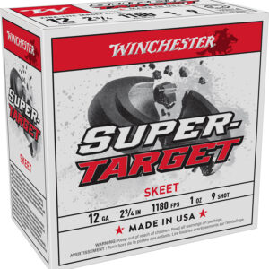 Winchester SuperTarget 12 Gauge 2.75in 1 oz #9, 25/ct