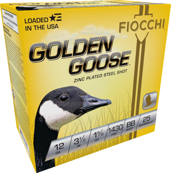 116862 Fiocchi Golden Goose 12ga 3.5in 1 5/8oz BB 25rd
