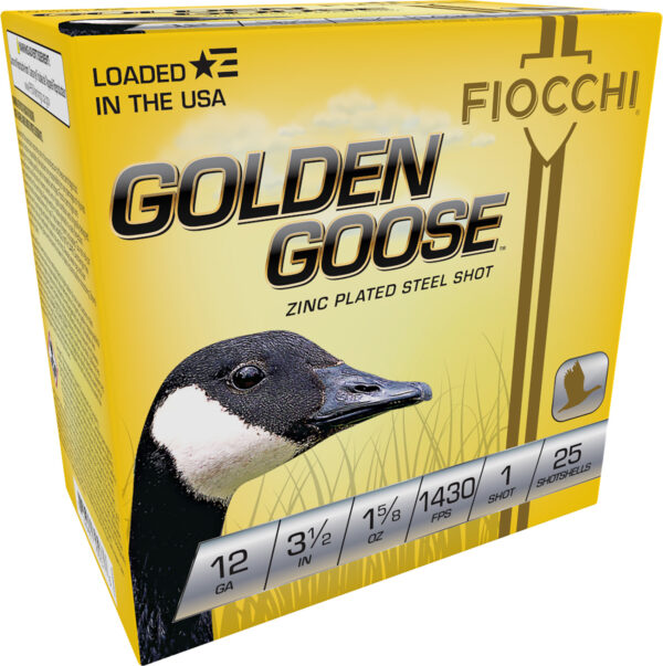 116863 Fiocchi Golden Goose 12ga 3.5″ 1-5/8oz #1 25rd