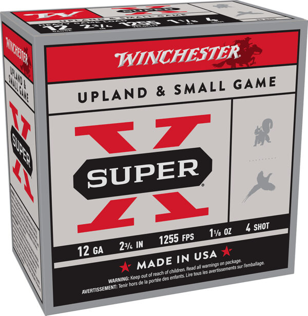 Winchester Super-X Heavy Game 12GA 2.75 in 1-1/8 oz #4 25rd