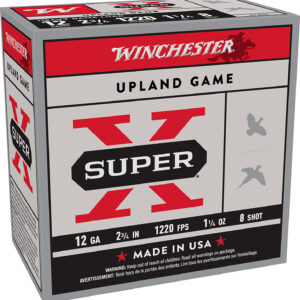 Winchester Super-X Heavy Game 12 GA 2-3/4 in #8 1-1/4 oz 25 ct