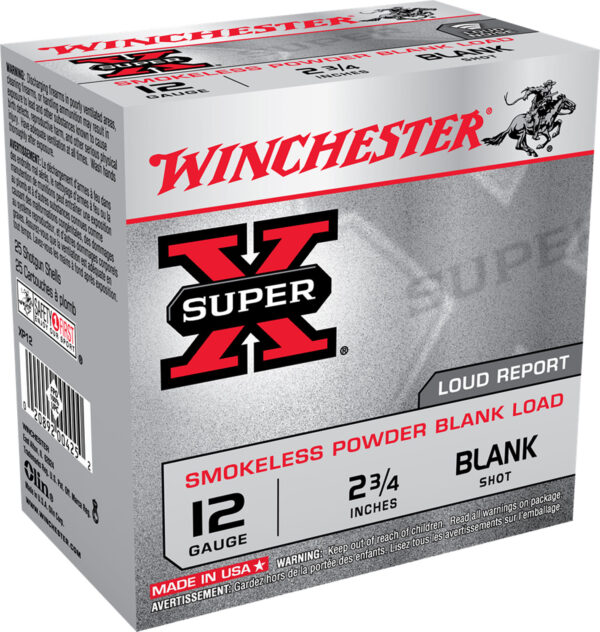 Winchester Super-X 12 GA 2.75in Smokeless Blanks 25rd