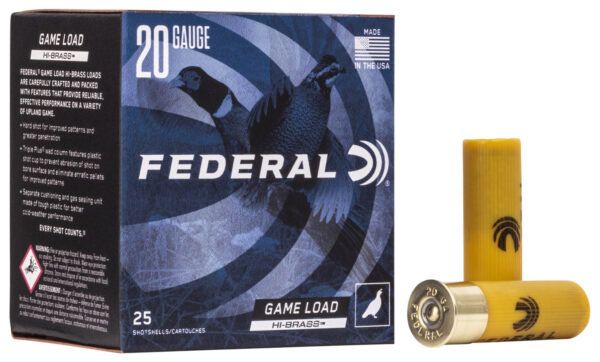117009-1 Federal Game-Shok Hi-Brass 20ga 2-3/4in 1oz #5 25rd