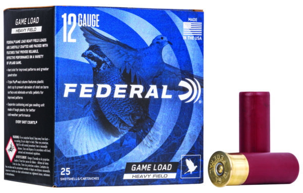 117019 Federal Game-Shok Heavy Field 12ga 2.75in 1-1/8oz 4-shot 25rd
